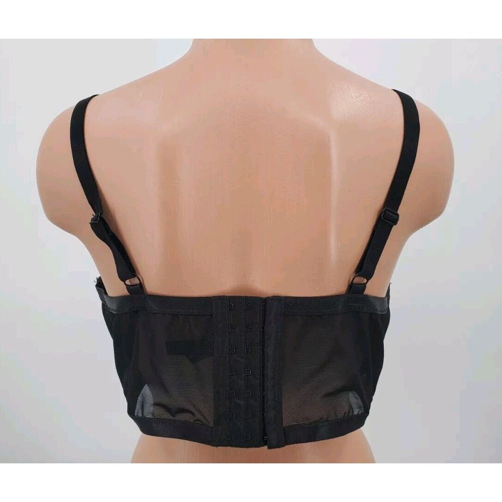 Torrid Curves Strappy Underwire Bra Red Black Plaid Bra Size 0 - Picture 2 of 6